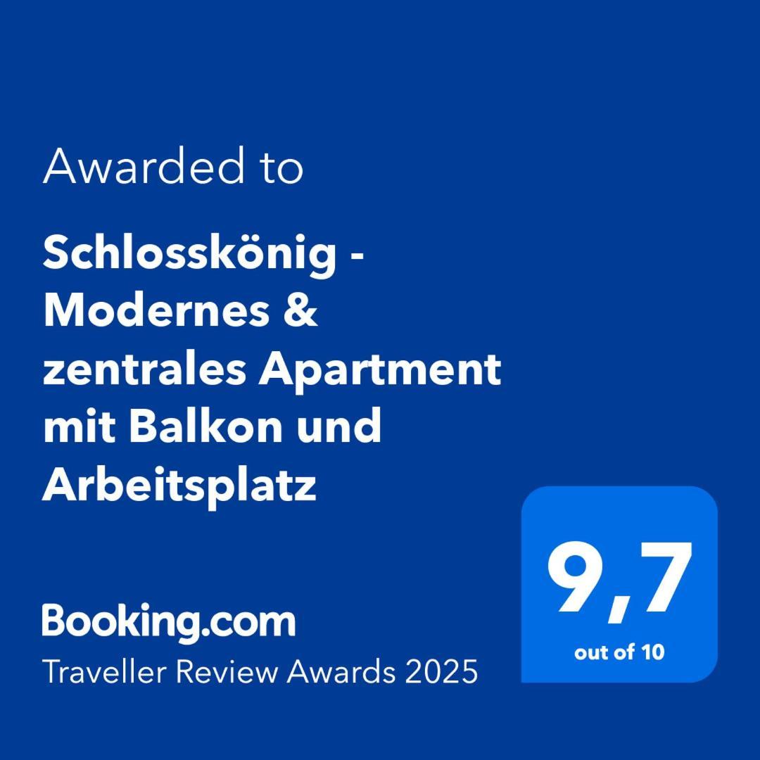 Schlosskoenig - Modernes & Zentrales Apartment Mit Balkon Und Arbeitsplatz Schwerin  Exterior photo